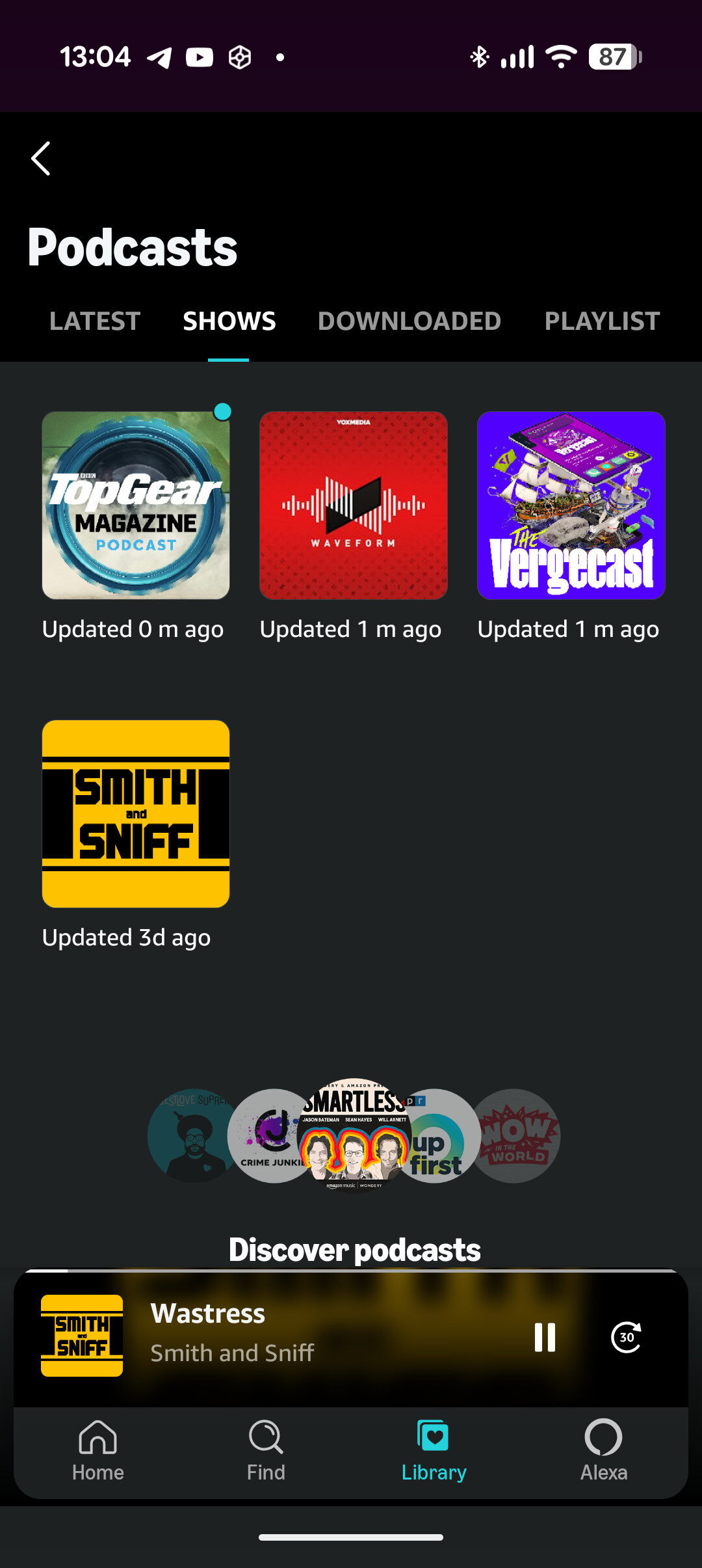 Podcasts on Amazon Music