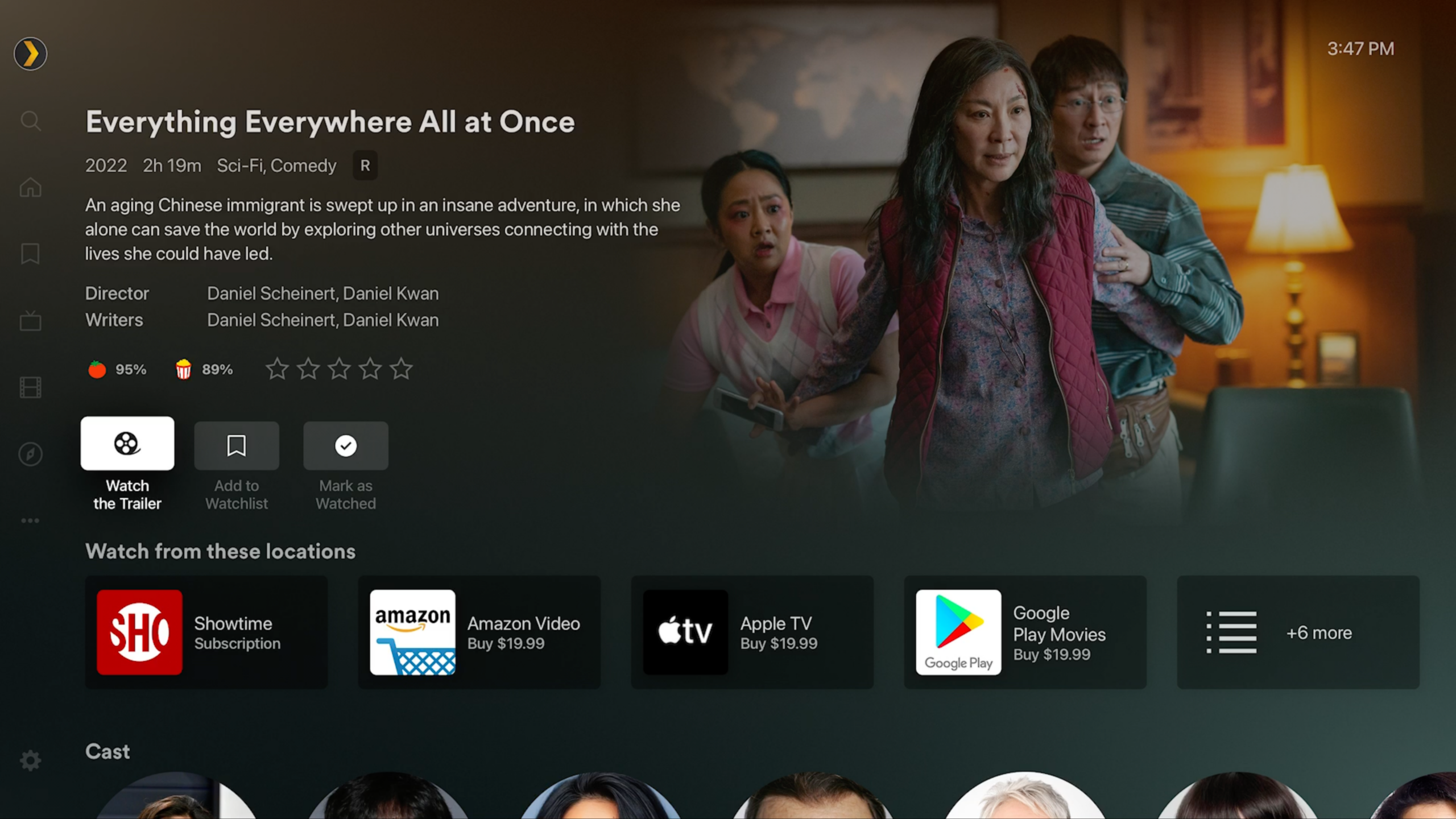 Everything Everywhere All at Once on Plex